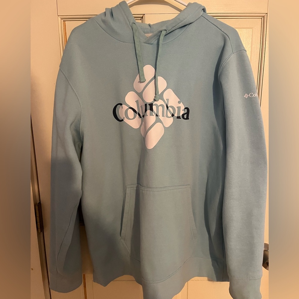 Columbia Sky Blue Pullover Hoodie